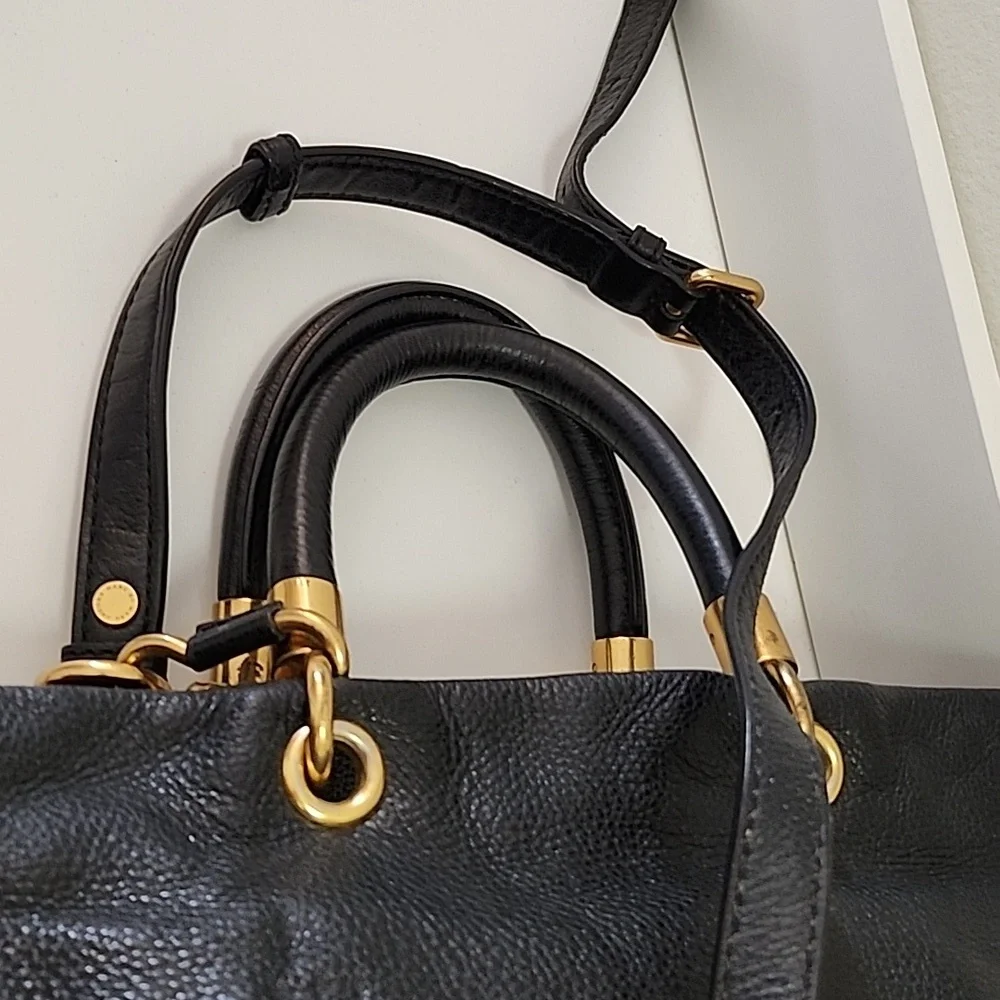 Marc Jacobs Y2K Bag Too Hot to Handle Leather Satchel Black  Bag